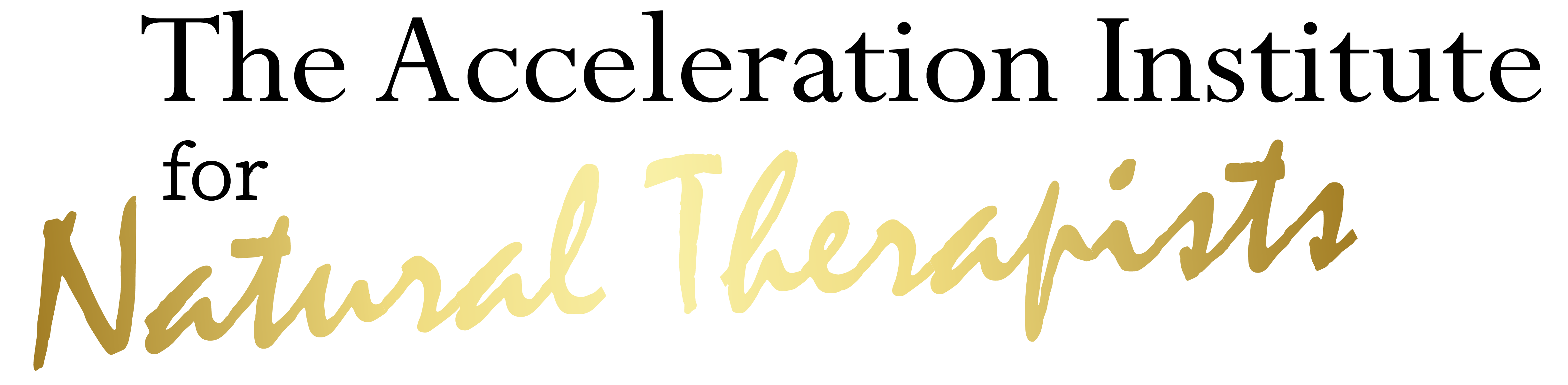 Acceleration Institute For Natural Therapists